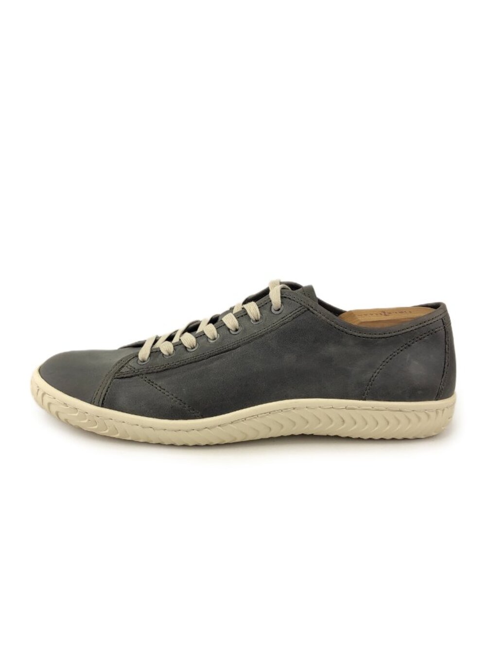 John Varvatos Hattan Gray Leather Sneakers 10.5